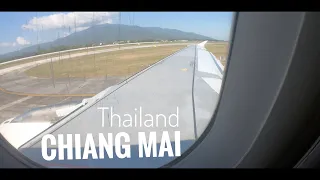 TAKE-OFF in Chiang Mai THAILAND - Bangkok Airways