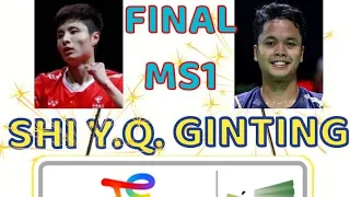 FINAL Shi Y.Q. vs Ginting A.S. Highlights | MS1 [Thomas Cup Finals 2024]