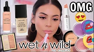 NEW WET N WILD MAKEUP RELEASES: REVIEW + FULL DAY WEAR TEST! *new drugstore favorites*