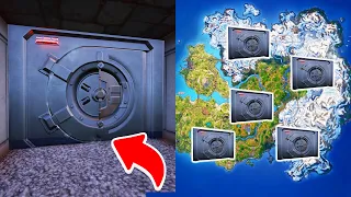 All Vaults Locations in Fortnite Chapter 5 Season 1 - How To Open a Vault in Fortnite