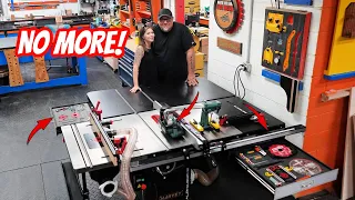 Retirement Table  Saw Setup