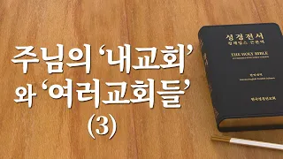 주님의 '내교회'와 '여러 교회들'(3)_ 2024.04.28.장년주일학교_근본역_서울제일침례교회