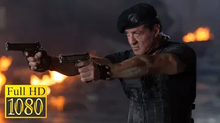 Final fight: Stallone, Statham, Banderas, Snipes, Schwarzenegger / The Expendables 3 - part 2