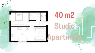 Effortless Ways to Transform Your Home | A Step-by-Step Guide of a 40m2 Studio Apartment to 1-Bed