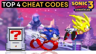 TOP 4 Cheat Codes for Sonic 3 & Knuckles, YOU can try out! (Sonic Origins)