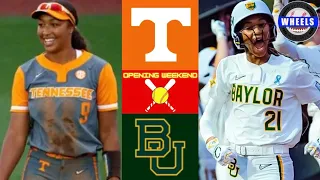 #2 Tennessee vs #19 Baylor Highlights (Game 1) | 2024 College Softball Highlights
