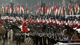 India's national anthem on closing of 68th Republic Day Ceremony