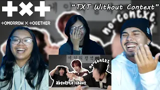 TXT Without Context REACTION | Why are they so funny?!?!