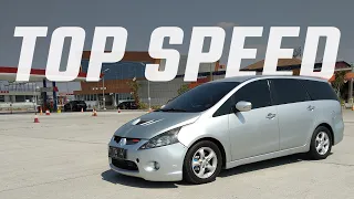 Mitsubishi Grandis Top Speed - 4g69 engine with na4w chassis  #pernahdipegangdanang #shorts