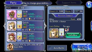 DFFOO [GL] - Shiva Summon Board Farming Double Quistis Method