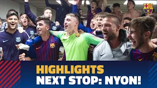 [HIGHLIGHTS] Youth League: FC Barcelona – Lyon (3-2)
