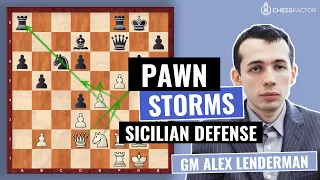 Pawn Storms in the Sicilian Defense | Pawn Structures | Advanced Level | GM Alex Lenderman