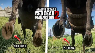 Insane Details in Red Dead Redemption 2