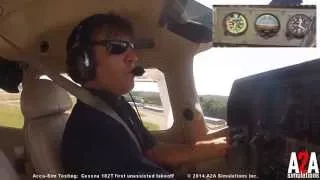 Accu-Sim Testing:  Cessna 182T Unassisted Takeoff