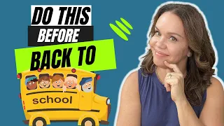 How To Start Your School Year Strong  1 Thing To Do ASAP