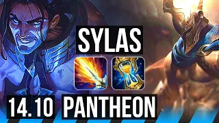 SYLAS vs PANTHEON (MID) | 7k comeback, 800+ games | KR Master | 14.10