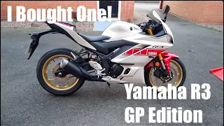 I bought a Yamaha R3 GP Edition