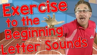 Exercise to the Beginning Letter Sounds | Phonics and Letter Sounds Song for Kids | Jack Hartmann