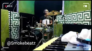 Smokebeatz performs hallelujah by Freke Umoh (drum cover)...