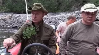 Путин с Шойгу на рыбалке  Полное видео