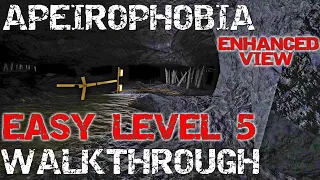 APEIROPHOBIA ROBLOX LEVEL 5 WALKTHROUGH (CAVE SYSTEM) BRIGHTENED VIDEO FOR BETTER VISION!!!!