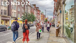 Walking the Most Expensive Streets in London, London City Walk around Marylebone.