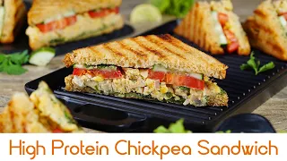 High Protein Chickpea Sandwich / हाई प्रोटीन चिकपिया सैंडविच