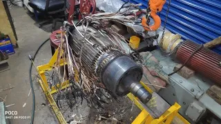 DC Motor Armature Rewinding 175.6 - KW Wave And Lap winding Work In Bangladesh (Part -1)