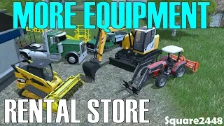 Farming Simulator 17 | Rental Store | More Equipment | Skidsteer | Excavator | Truck & More!