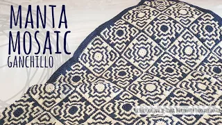 COMO TEJER MANTA Mosaic Eco | Ganchillo - Crochet | Lanas y Ovillos | Diseño de Tinna Thorudottir