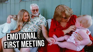 Grandparents FINALLY Meet Our Baby Girl (After 6 Month Lockdown)