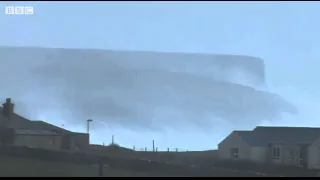 BBC News   Huge waves crash on Orkney Islands