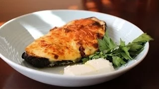 Melitzanes Papoutsakia: Stuffed Eggplants/Dimitras dishes episode 15