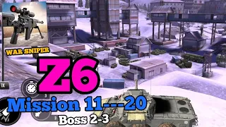 War Sniper Z6 Mission 11-12-13-14-15-16-17-18-19-20 Android/iOS Gameplay