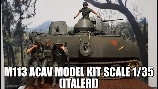 M113 ACAV Vietnam War Scale 1/35 (Italeri Model Kit)