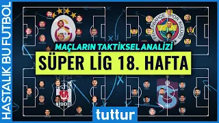Süper Lig 18.  Hafta: Fenerbahçe - Galatasaray, Beşiktaş ve Trabzonspor | Taktiksel Analiz