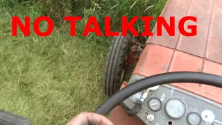 JUST MOWING: SWEET SOUND OF THE DIESEL 2 CYLINDER, AIR COOLED TRACTOR WORKING HARD: BELARUS ASMR