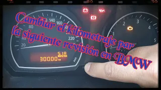 Como resetear los kilómetros para la próxima revisión en un BMW