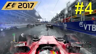 F1 2017 - Let's Make Vettel World Champion Again #4 - 100% Race Russia