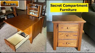 Hide in Plain Sight! Secret Compartment Furniture