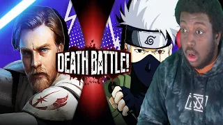 Here is Your Revenge!! Obi Wan Kenobi VS Kakashi Star Wars VS Naruto  DEATH BATTLE Reaction!!