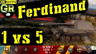 World of Tanks Ferdinand Replay - 8 Kills 4.3K DMG(Patch 1.4.0)