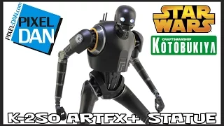Star Wars K-2SO ArtFX+ Kotobukiya Rogue One 1/10 Scale Statue Video Review