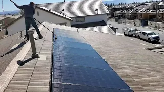 How to Clean Solar Panels With A Waterfed Brush  the Easy Way