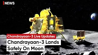 Chandrayaan 3: ISRO's Chandrayaan 3 Lands On The Moon | Chandrayaan 3 Landing