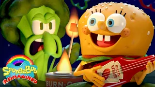 If SpongeBob Was Made Out of Food 🥦 | "The Camping Episode" | SpongeBob: Reimagined