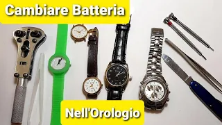 Come Cambiare la Batteria dell'Orologio - Tutorial