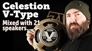 Celestion V type vs 21 other speakers - shootout