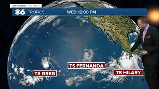 Tropical Storm Hilary remnants could bring rain to southern California