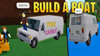 Using A Free Candy Van To Troll People In Build A Boat!